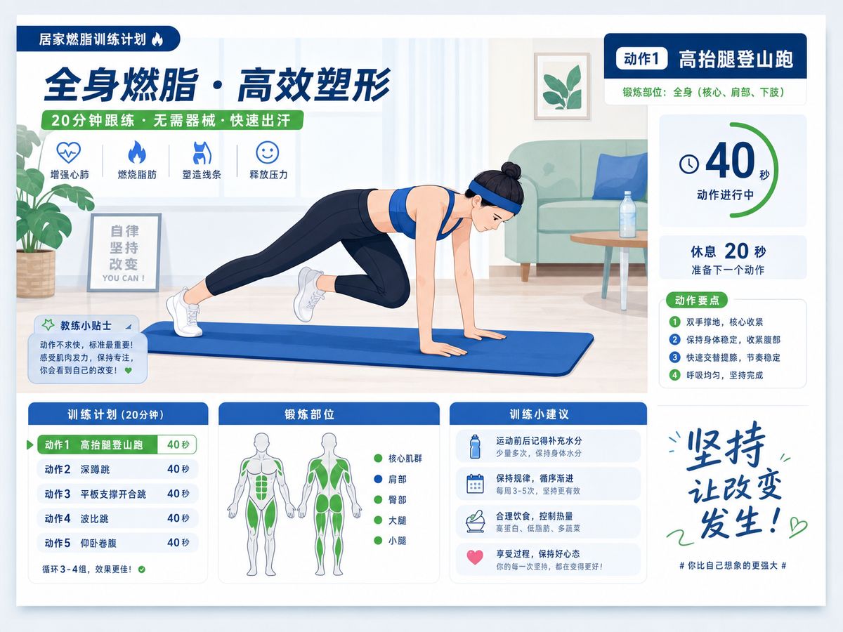 抖荫短视频健身生活技能动漫演示